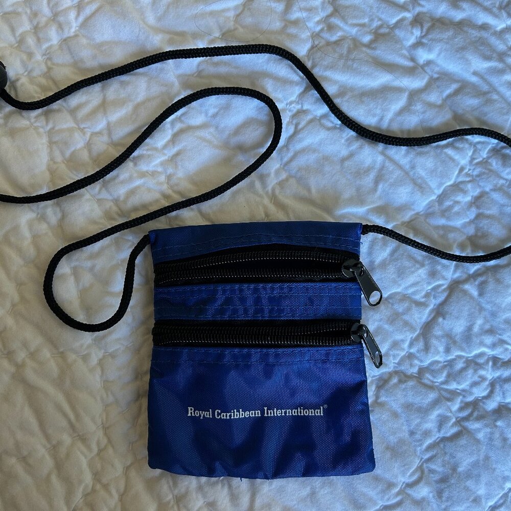 Royal Caribbean Cruises Souvenir Bag Waterproof Crossbody Lanyard Badge Cards